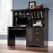 Image result for Sauder Harbor View Computer Desk with Hutch