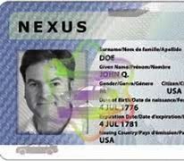Image result for Nexus Traveller Declaration Card