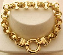 Image result for 9K Gold Pebble Bracelet