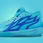 Image result for Kids Puma Blue Basketball Shoes