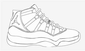 Image result for How to Draw Air Jordan Shoes