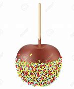 Image result for Chocolate Dipped Apple's Clip Art