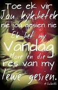 Image result for Afrikaans Mooi Woorde Vir My Dogter