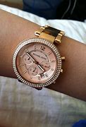 Image result for Small Rose Gold Watch MK
