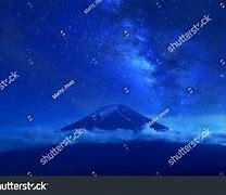 Image result for Mount Fuji Milky Way