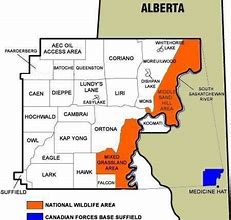 Image result for CFB Edmonton Map