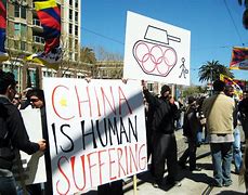 Image result for Boycott Beijing Olympics Pinback Button
