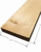 Image result for 2X8 Lumber Actual Size