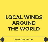 Image result for Local Winds around the World