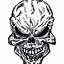 Image result for Evil Skull Drawings