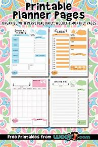 Image result for Organizers and Planners Free Printable