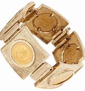 Image result for Gold Coin Charm Bracelet