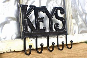 Image result for Black Metal Key Hooks