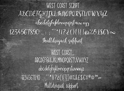 Image result for West Coast Font
