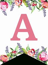 Image result for Letters Print Y Flower