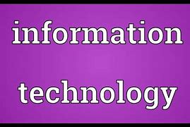 Image result for If in Information Technology Meaning