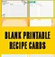 Image result for Free PDF Recipe Card Template