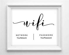 Image result for Guest Wi-Fi Sign Template
