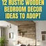Image result for Modern Rustic Bedroom Shelving