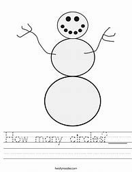 Image result for Circle How Many Worksheet 1 and 2