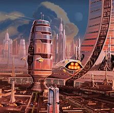 Image result for Retro Future Space City