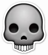 Image result for Skull. Emoji around Black