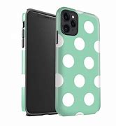Image result for iPhone 4 Green with Rainbow Polka Dot Case
