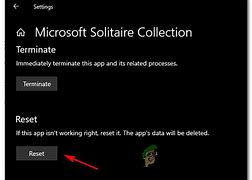 Image result for Reset Microsoft Solitaire Collection