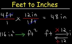 Image result for 21 Inches to Feet
