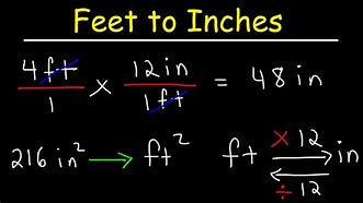 Image result for Inches to FT Converter