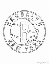 Image result for Brooklyn Nets Basketball Logo Coloring Pages