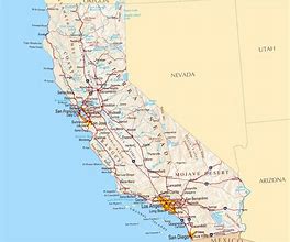 Image result for California Road Map Hires