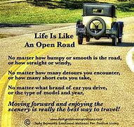 Image result for Life Is Like a Road