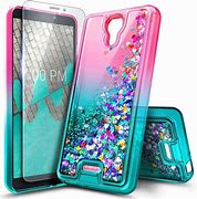 Image result for Pink and Puple Crystal Clear Gradient Slim Case On Dark Colored Phone