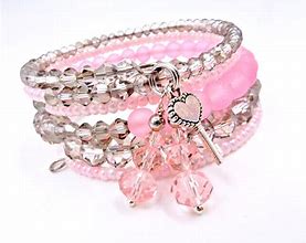 Image result for Pink Charm Bracelet