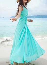 Image result for Light Blue Beach Dress
