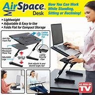 Image result for Airspace Adjustable Laptop Desk