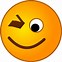 Image result for Winking Happy Face