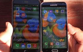 Image result for Galaxy S5 vs iPhone 6