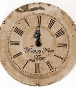 Image result for New Year Clock Face