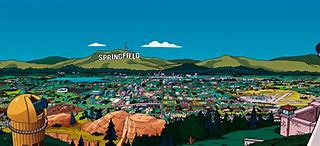 Image result for Springfield Sign Simpsons
