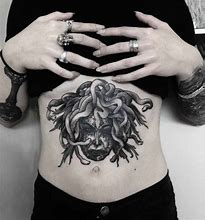 Image result for Medusa Stomach Tattoo
