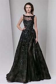 Image result for Black Dresses for Wedding Reception