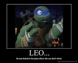 Image result for TMNT 2012 Leo Memes