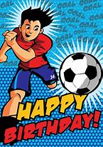 Image result for Football Themed Birthday Cards