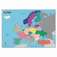 Image result for World Map of Europe Kids