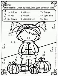 Image result for Fall Math Activities for 2nd Grade