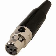 Image result for 4 Pin Mini XLR Connector
