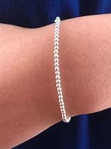 Image result for Silver Bead Bracelet