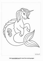 Image result for Kids Coloring Mermaid Unicorn